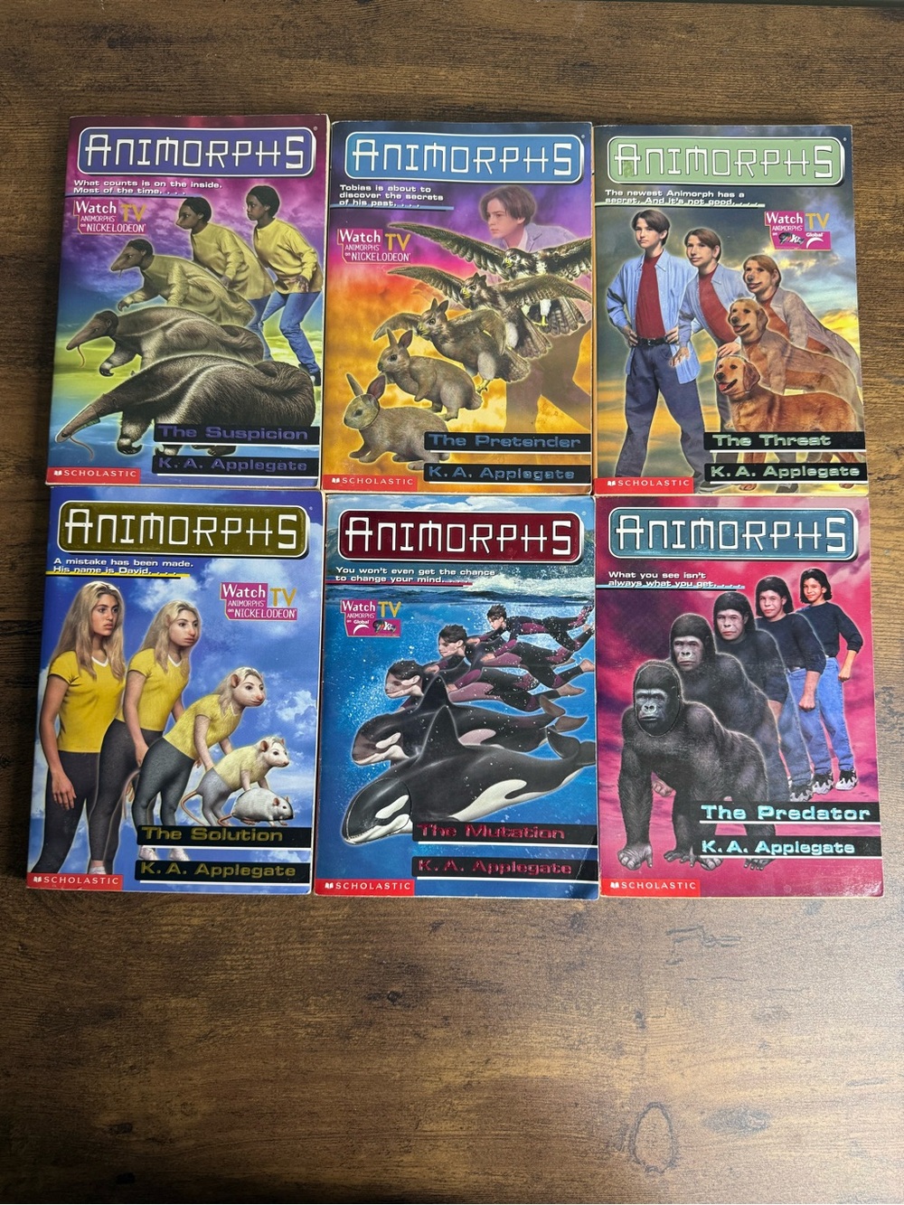 Animorphs Book Lot of 6